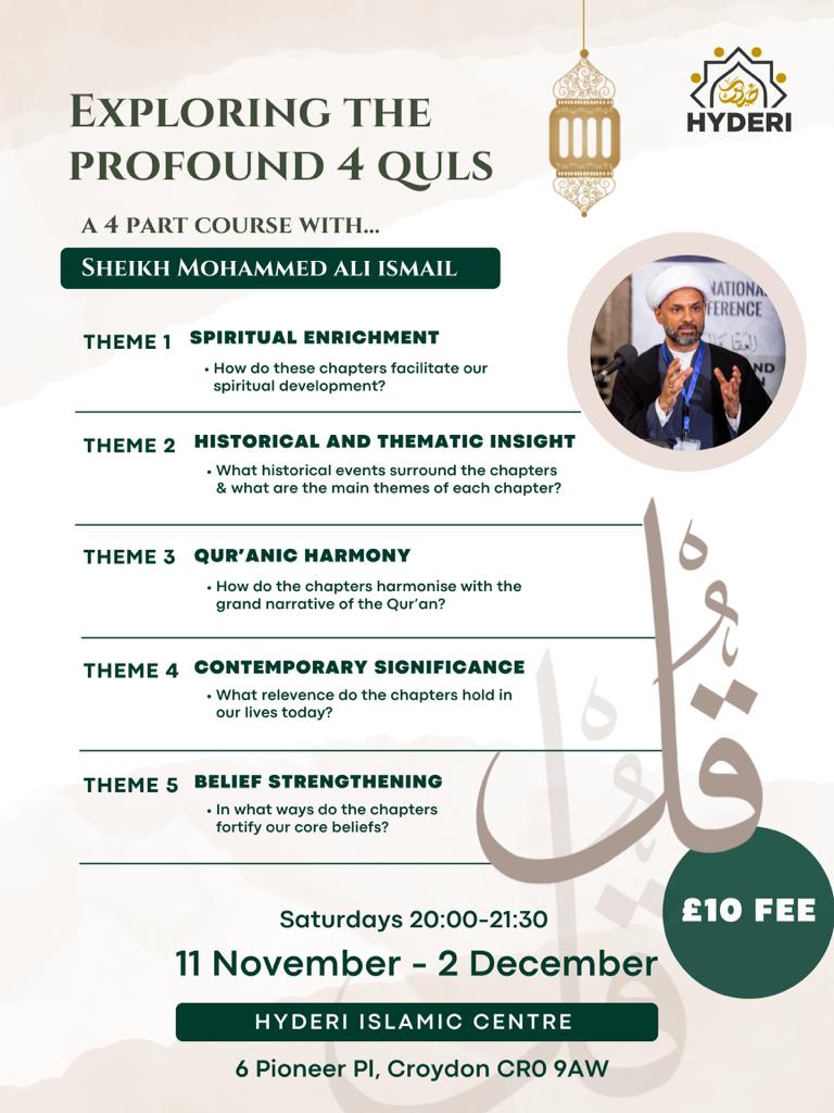 Exploring the Profound 4 Quls – Sheikh Mohammed Ali Ismail